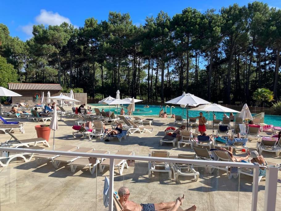 Appart' Dans Les Pins, Ocean, Lac, Piscine Лакано Экстерьер фото