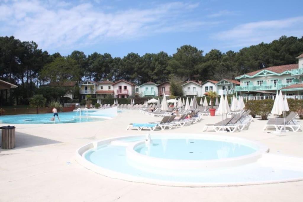 Appart' Dans Les Pins, Ocean, Lac, Piscine Лакано Экстерьер фото